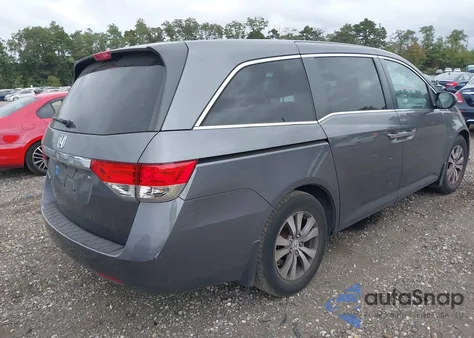 2015 Honda Odyssey Ex-L из США, поврежденный, VIN 5FNRL5H65FB130550